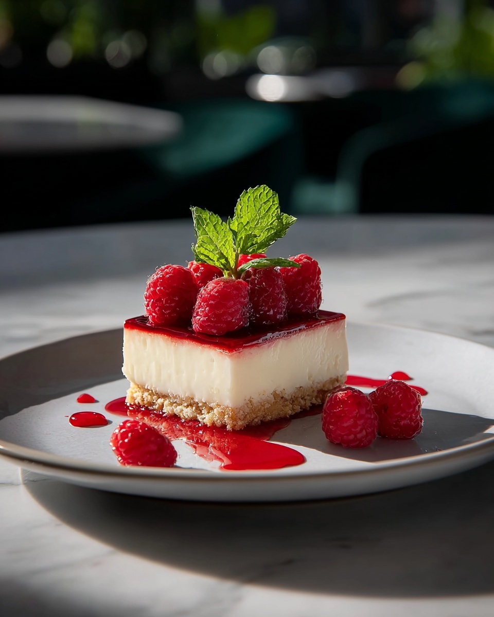 Easy Raspberry Cheesecake Recipe - Recipe Image