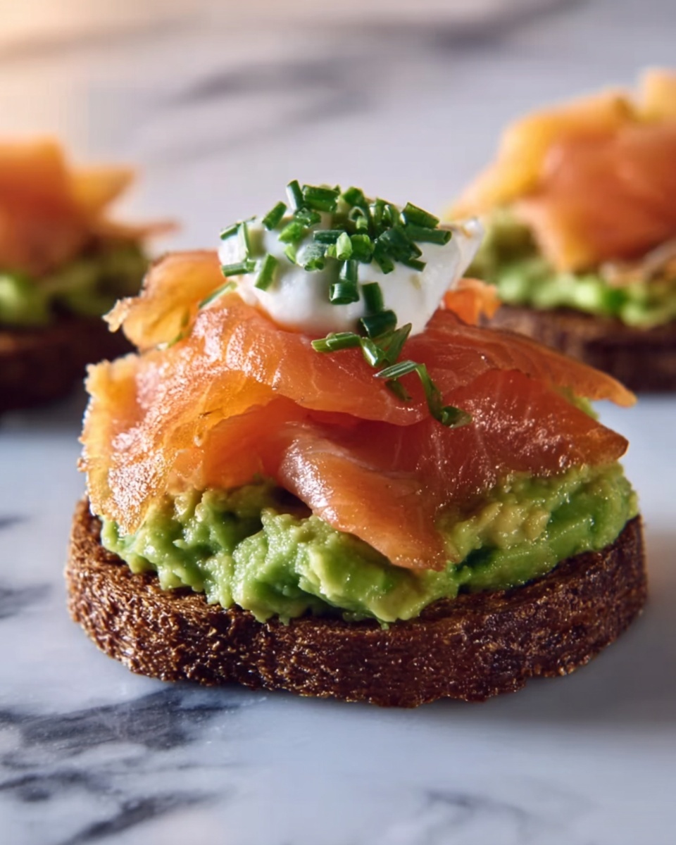 Spanish Avocado Smoked Salmon Bites Recipe - Recipe Image