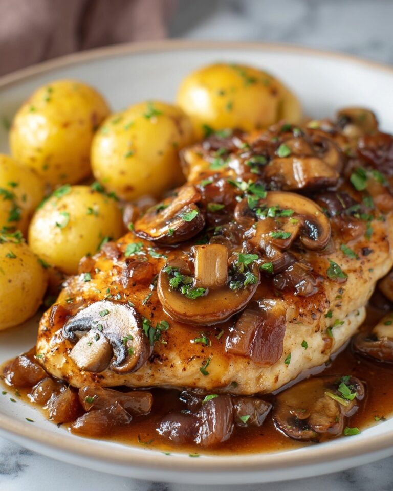 Savory Chicken with Mushrooms and Potatoes Recipe