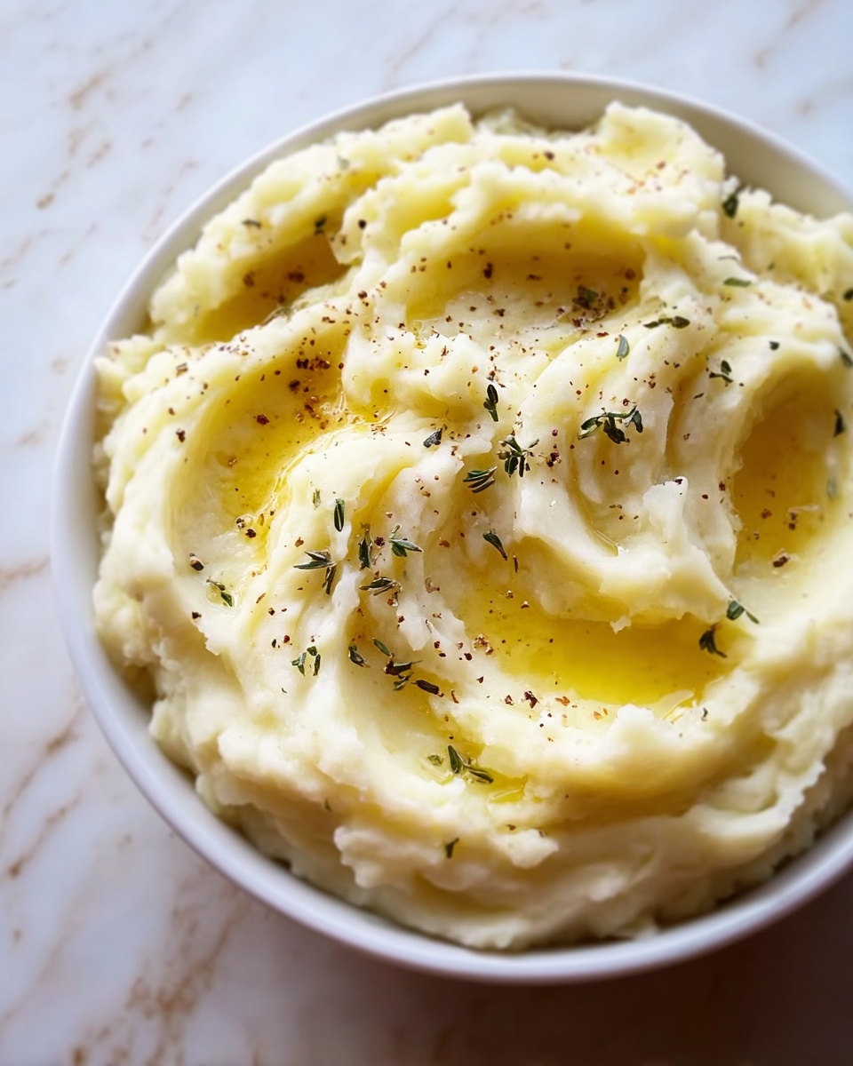 Creamy Basic Mashed Potatoes Recipe - Recipe Image