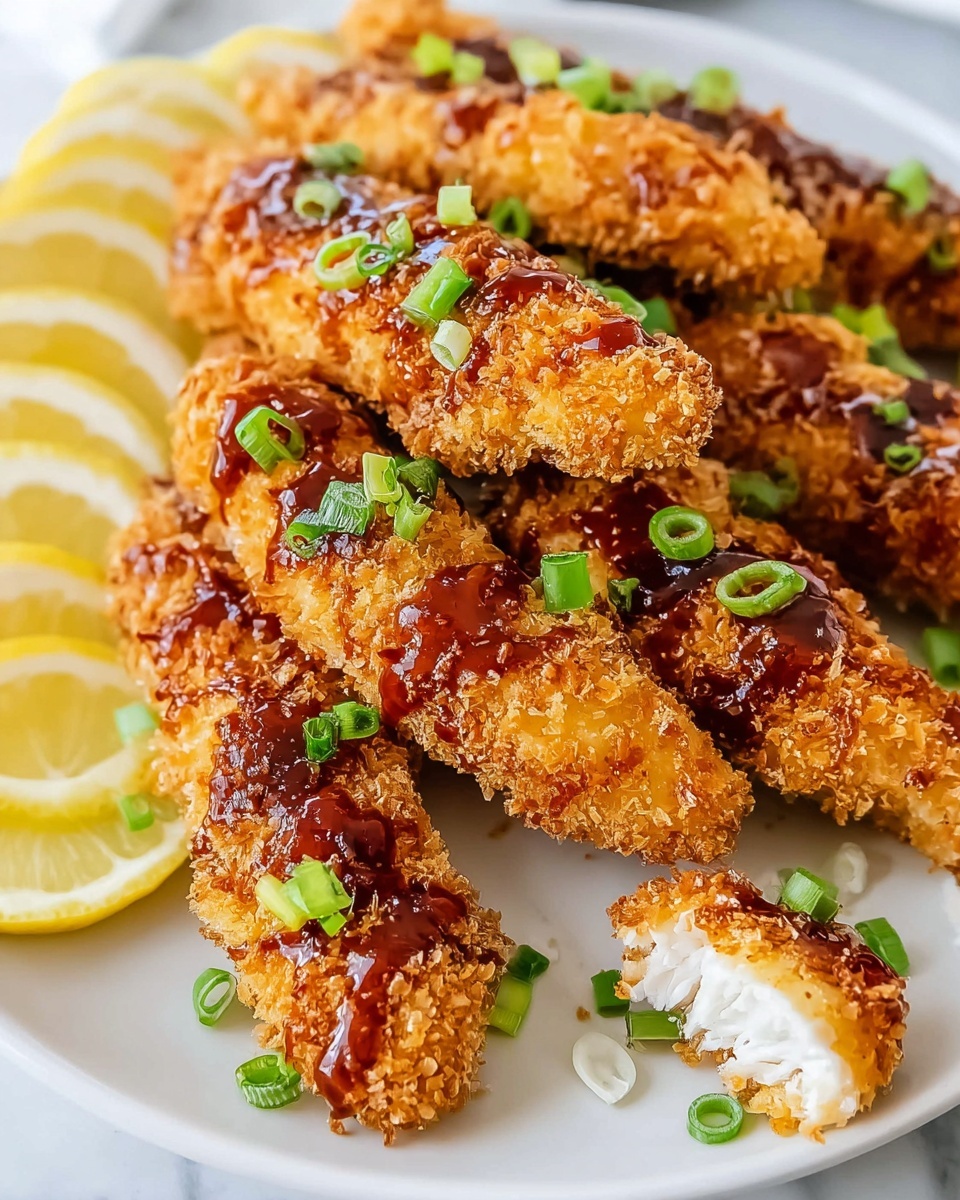 Asian Glazed Chicken Fingers Recipe - Recipe Image