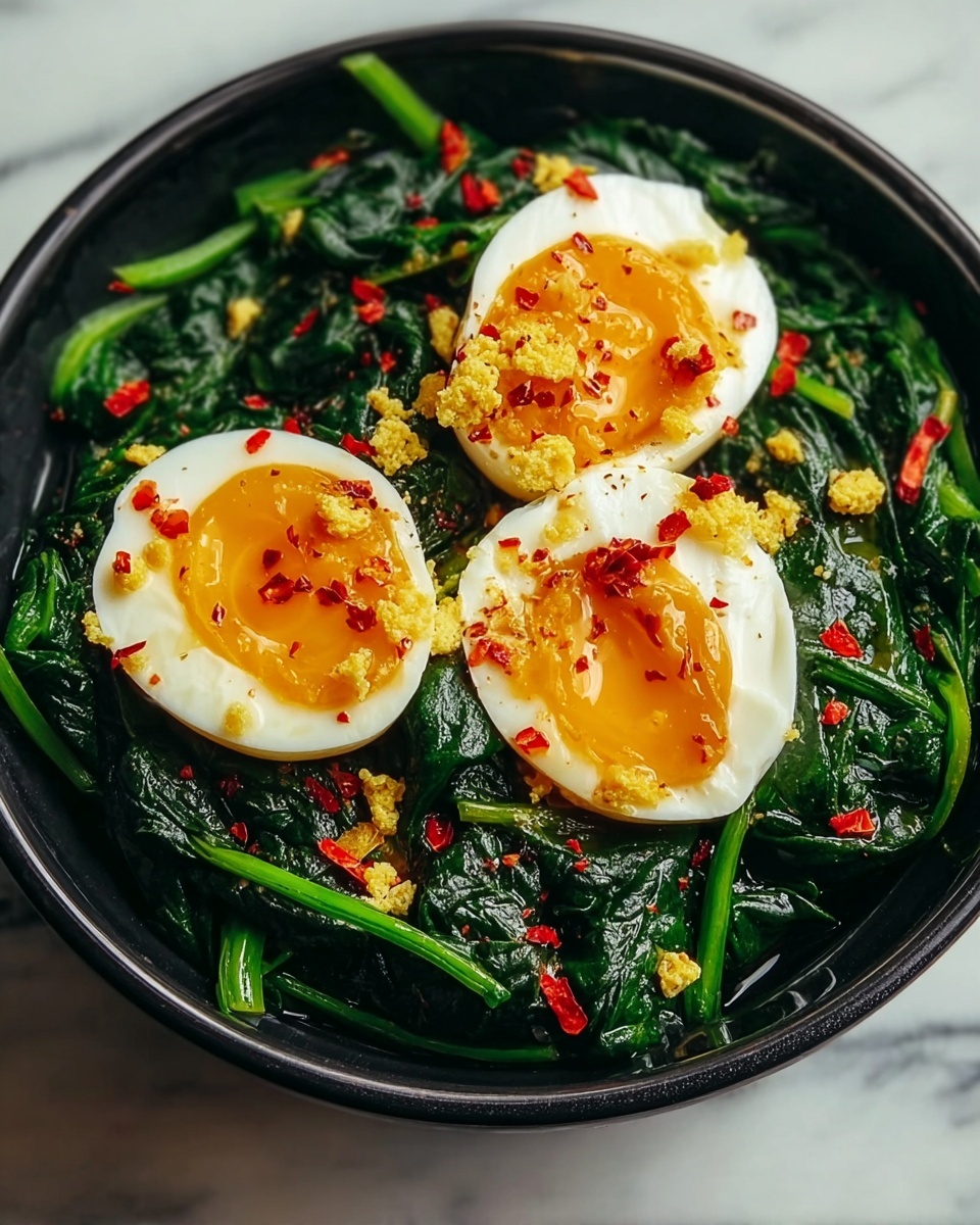 Spinach and Egg Stir-Fry Recipe - Recipe Image