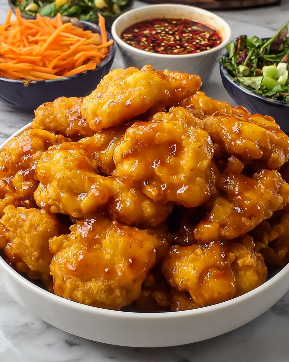 Homemade Panda Express Orange Chicken Recipe - Recipe Image