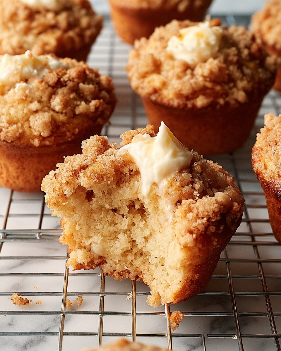 Coffee Cake Greek Yogurt Muffins Recipe - Recipe Image