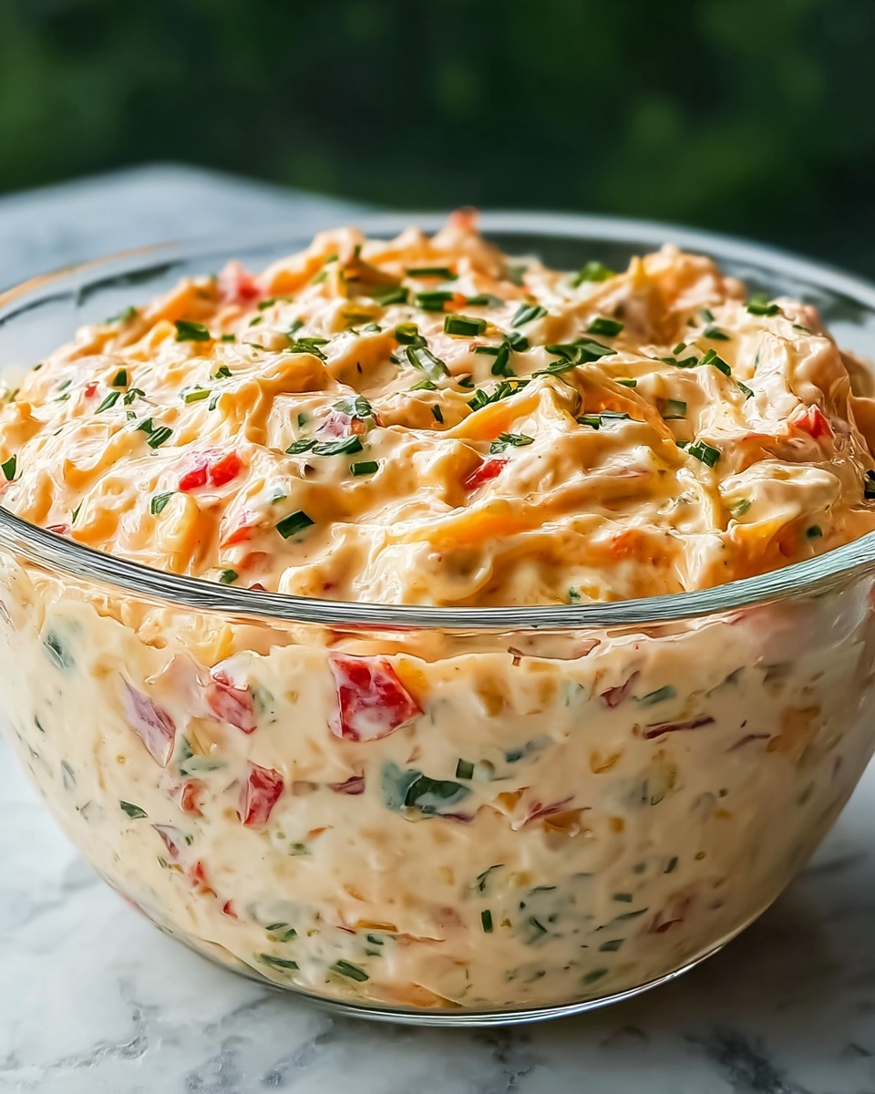 Creamy Spicy Pimento Cheese Spread Recipe - Recipe Image