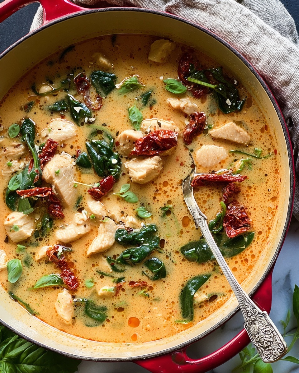 Marry Me Chicken Soup (Tuscan Style) Recipe - Recipe Image