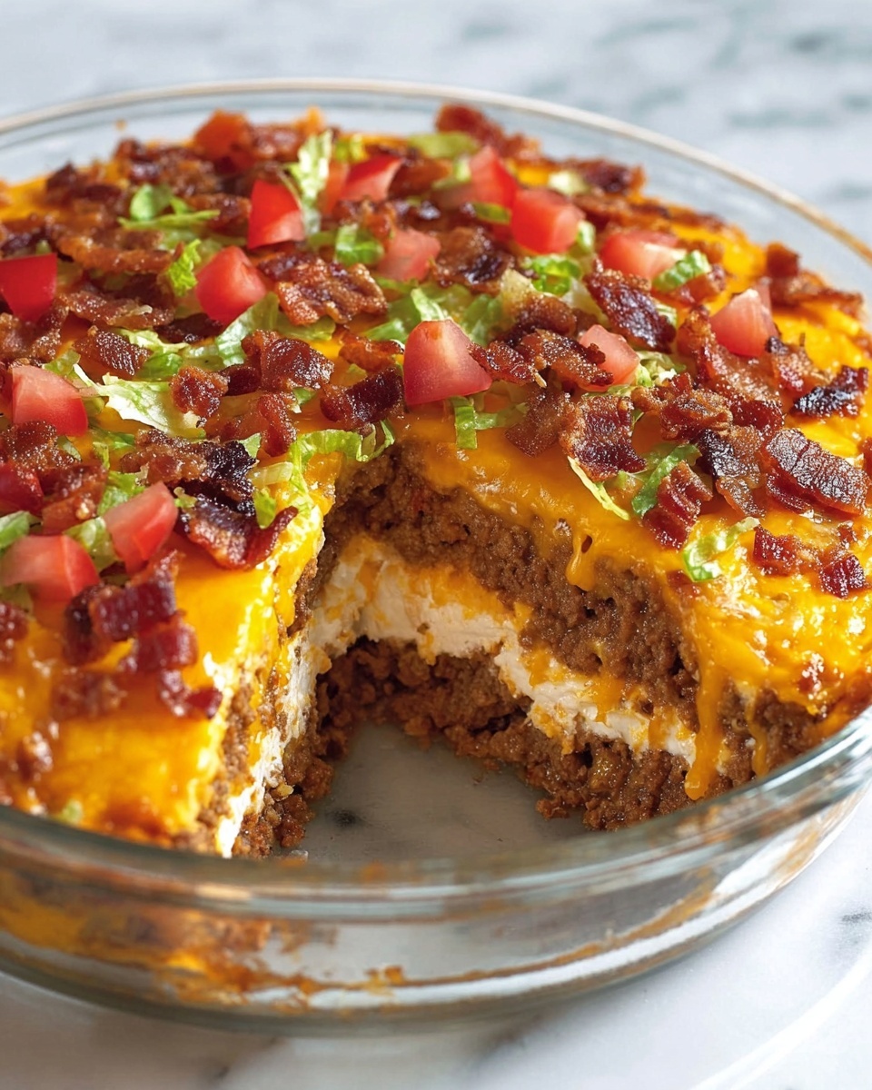 Cheeseburger Pie with Butternut Squash and Cheddar Recipe - Recipe Image