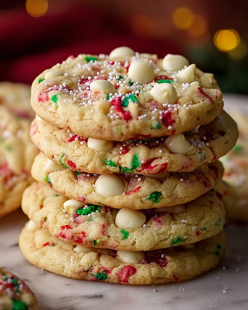 Cake Mix Christmas Cookies Recipe - Recipe Image