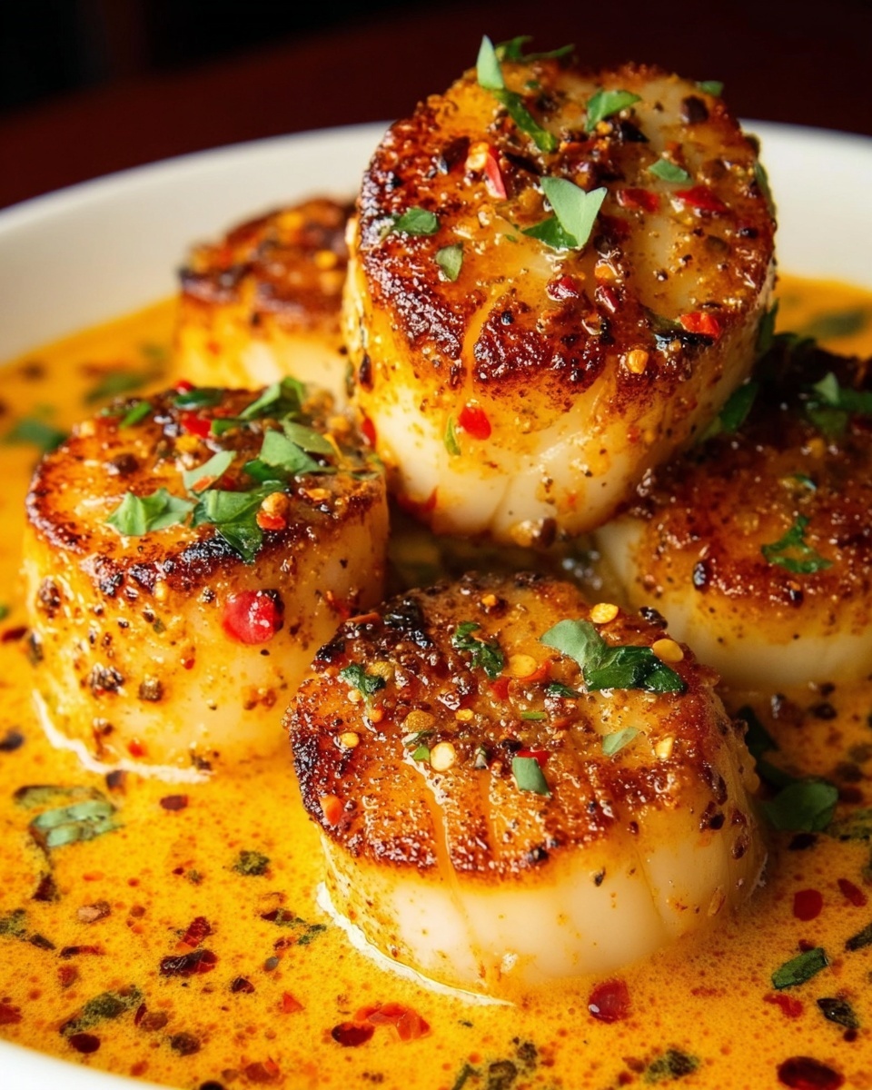 Spicy Coconut Curry Scallops Recipe - Recipe Image