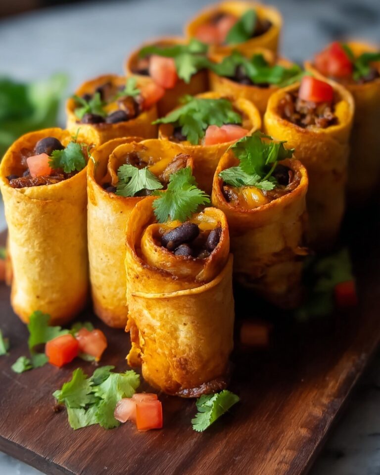 Crispy Chipotle Black Bean Taquitos Recipe