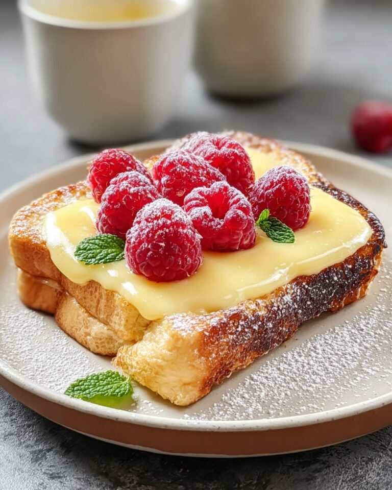 Air Fryer Custard Toast Recipe