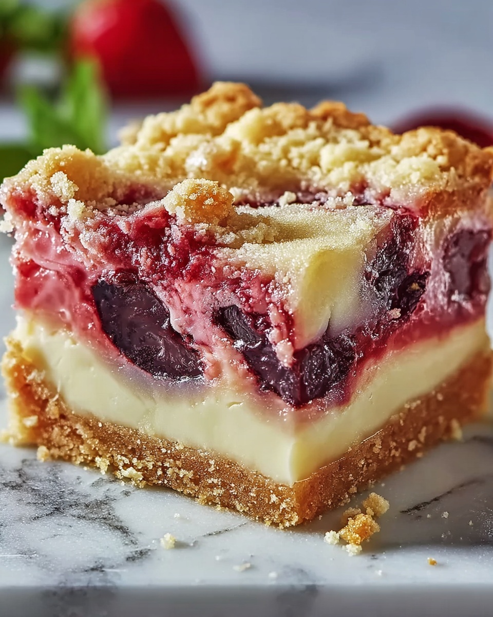 Rhubarb Custard Bars Recipe - Recipe Image