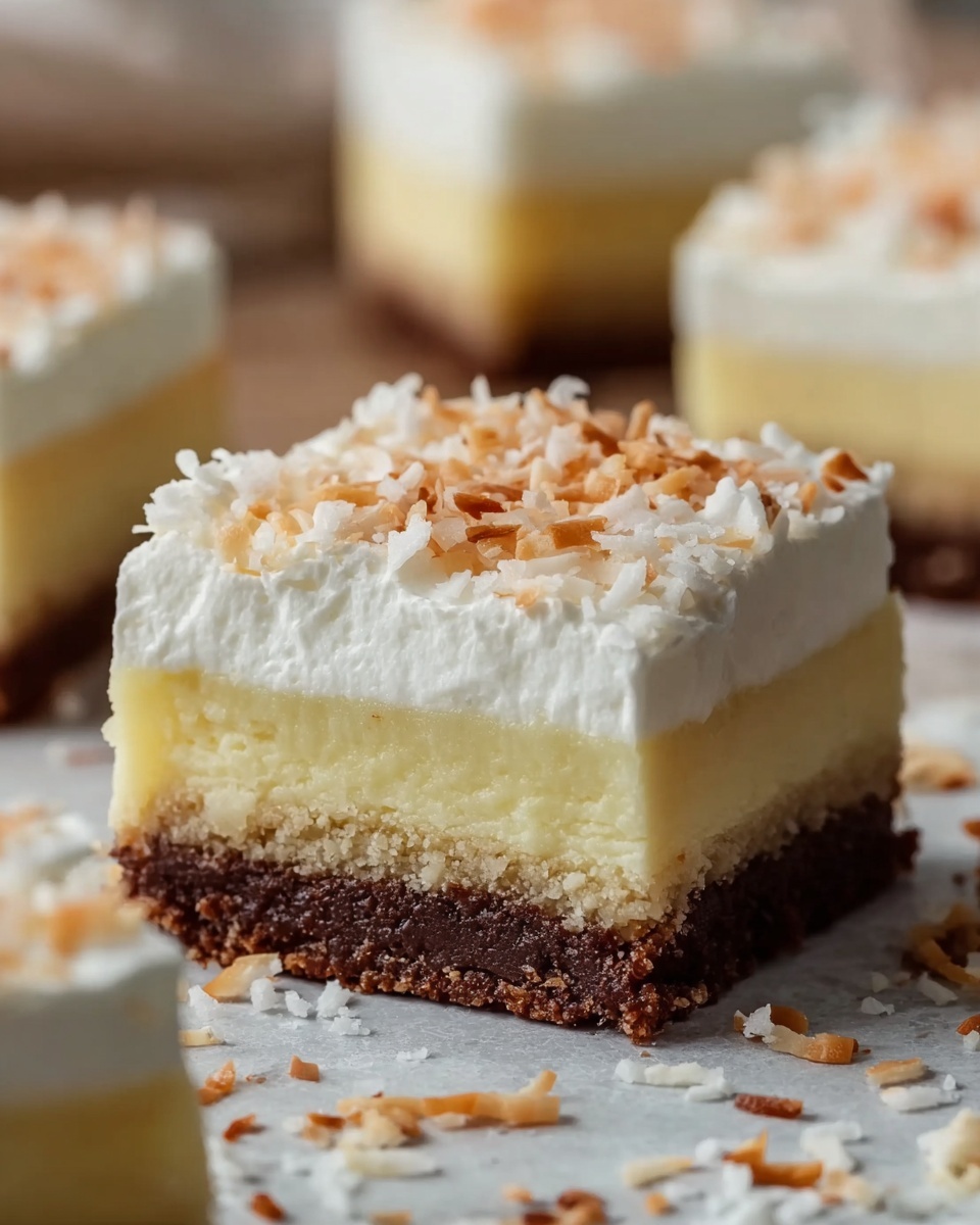 Coconut Cream Bars Recipe - Recipe Image