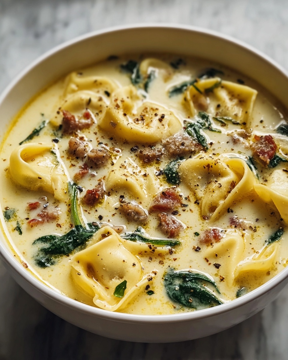 Creamy Alfredo Lasagna Soup Recipe - Recipe Image