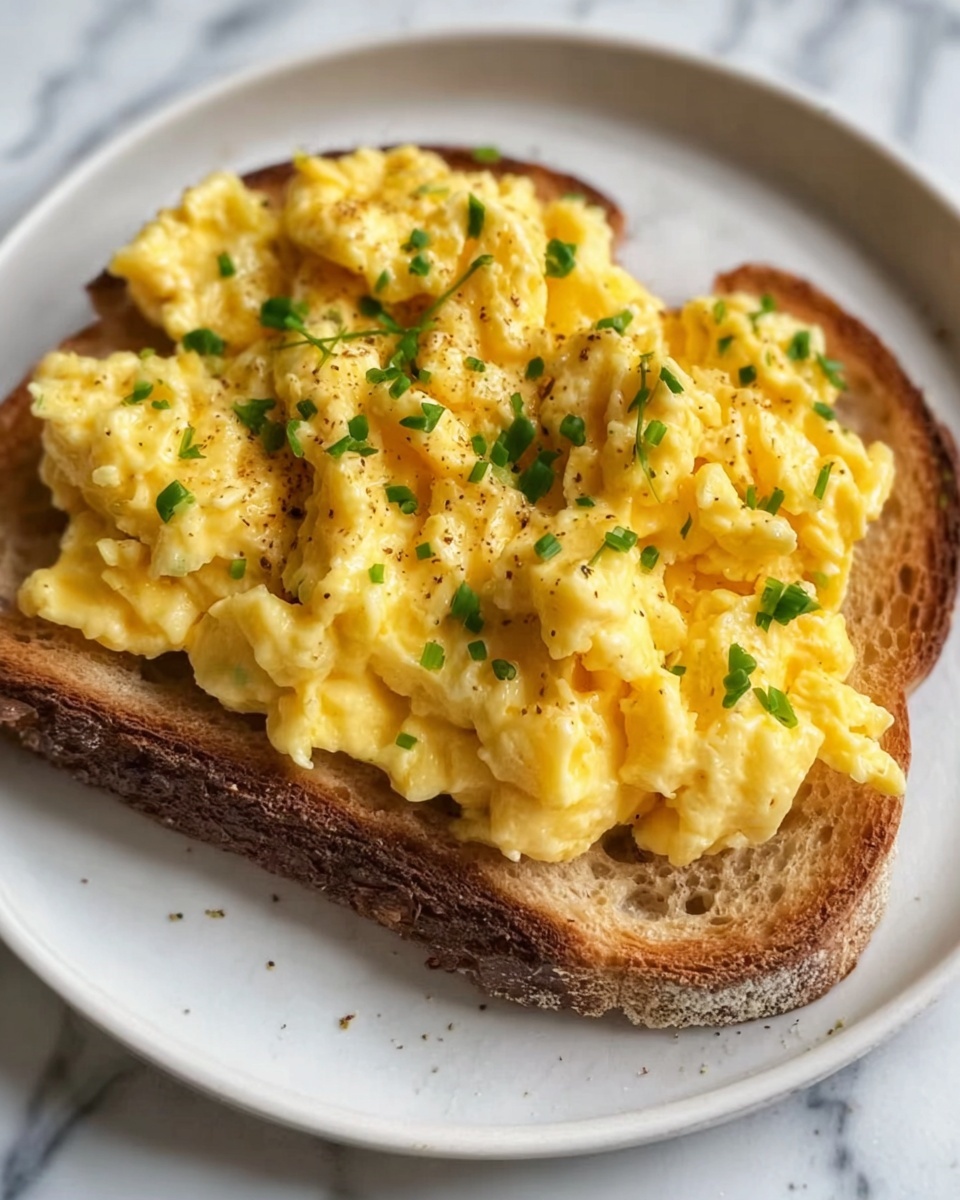 Creamy Scrambled Eggs Recipe - Recipe Image