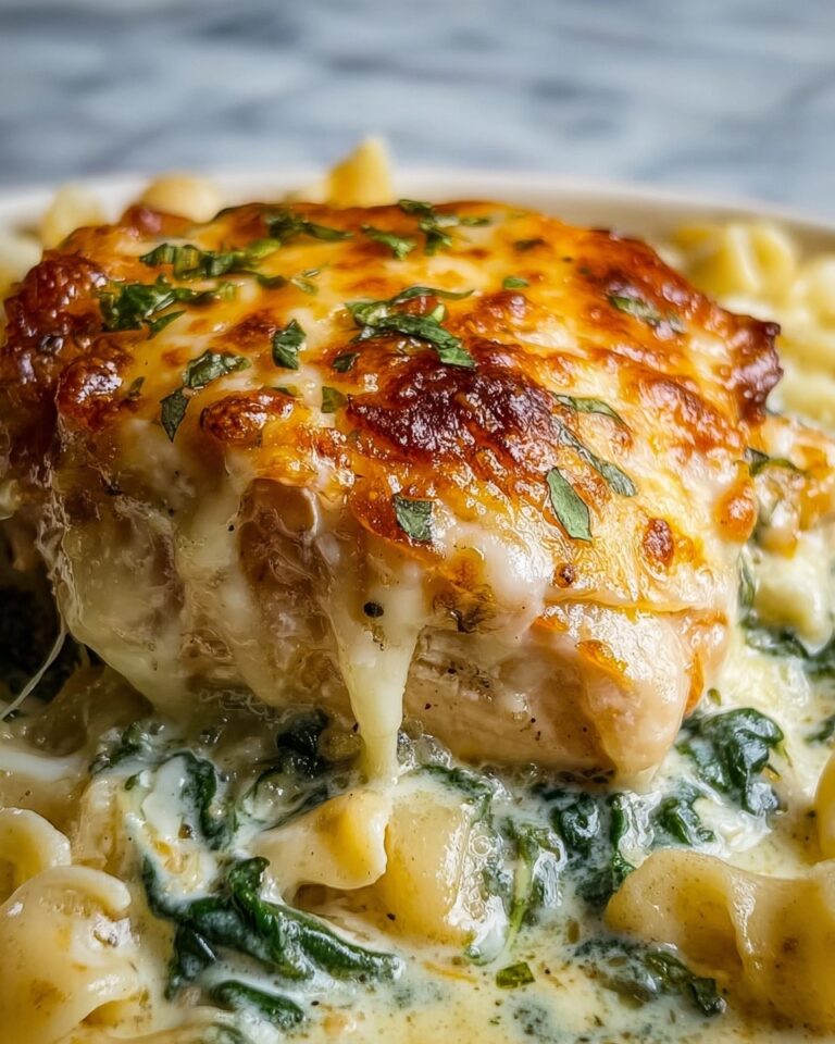 Lazy Spinach Artichoke Baked Chicken Recipe