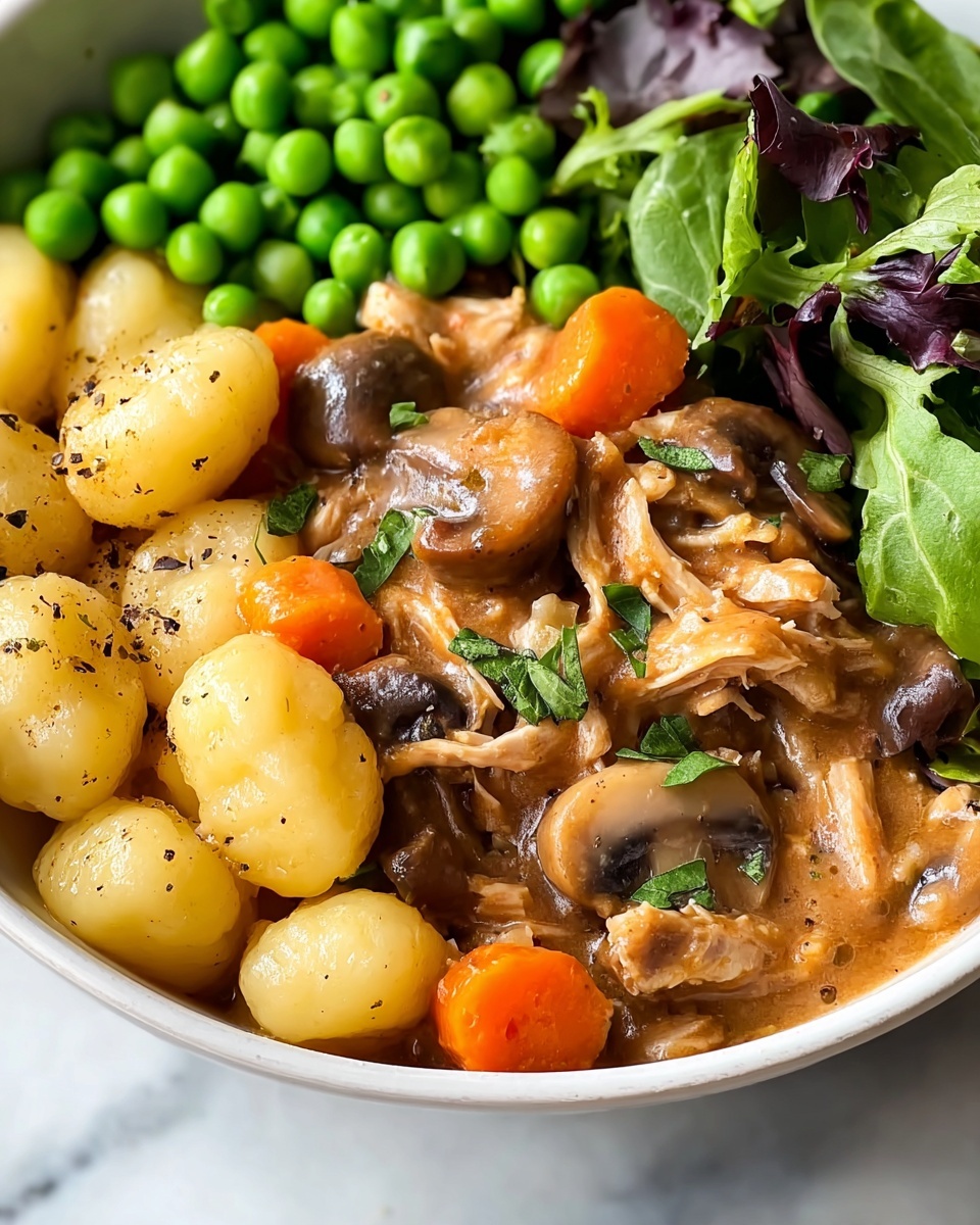 Creamy Chicken and Gnocchi Pot Pie Recipe - Recipe Image