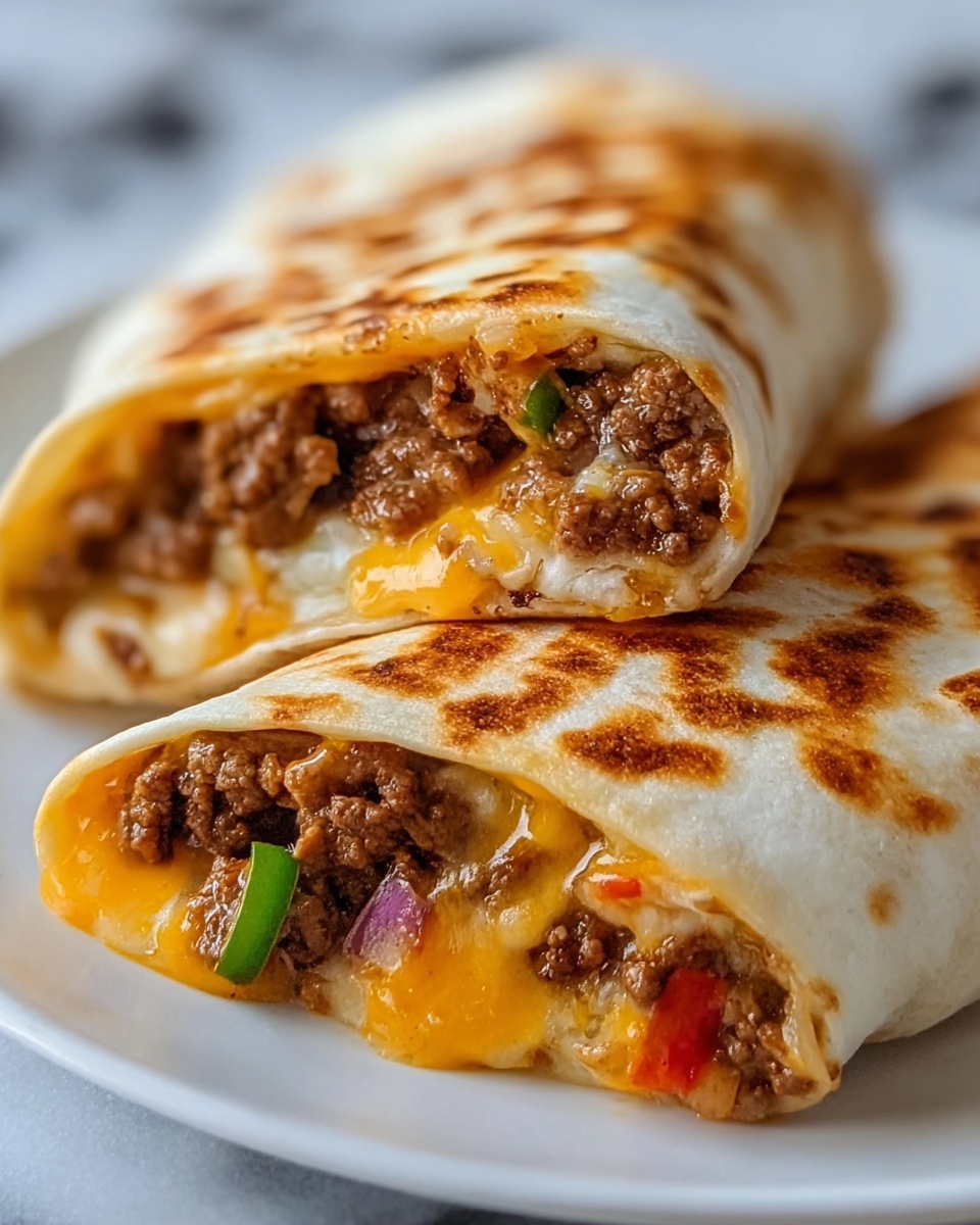 Loaded Cheesy Pocket Tacos Recipe - Recipe Image