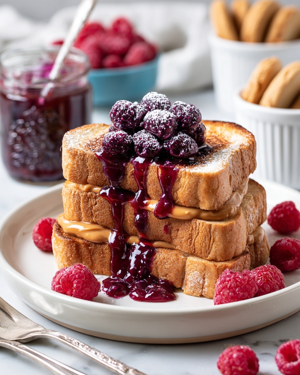 Peanut Butter and Jelly French Toast Recipe - Recipe Image