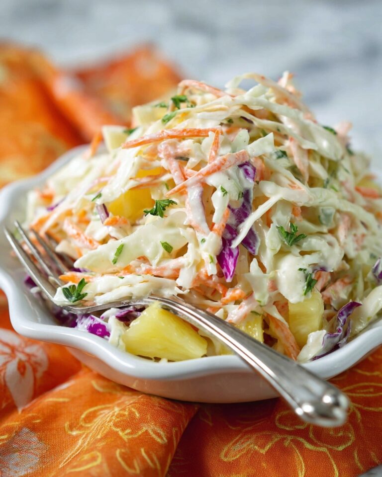 Hawaiian Pineapple Coleslaw Recipe