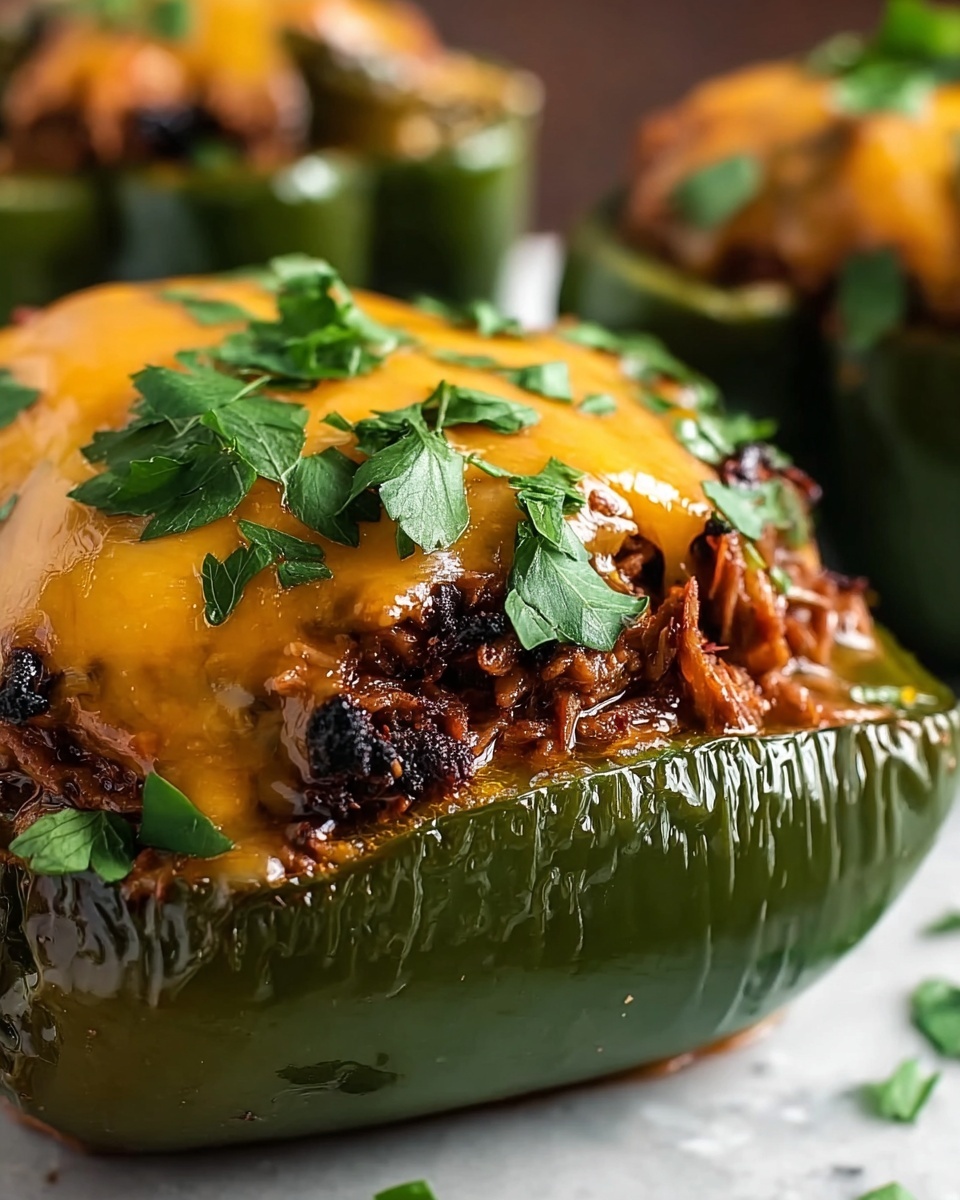 Stuffed Poblano Peppers with Ground Beef, Rice, and Cheese Recipe - Recipe Image