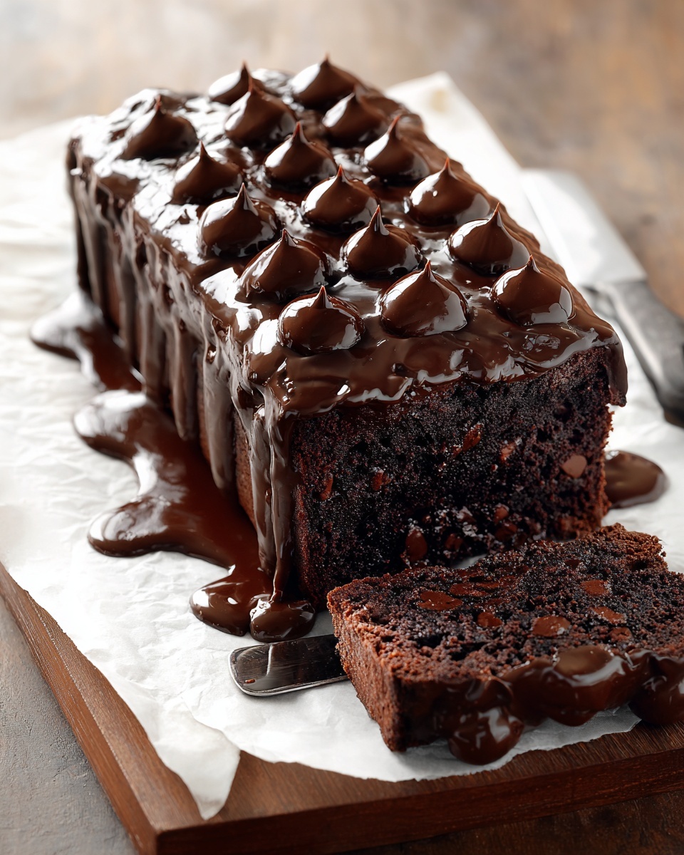 Hot Fudge Brownie Bread Recipe - Recipe Image