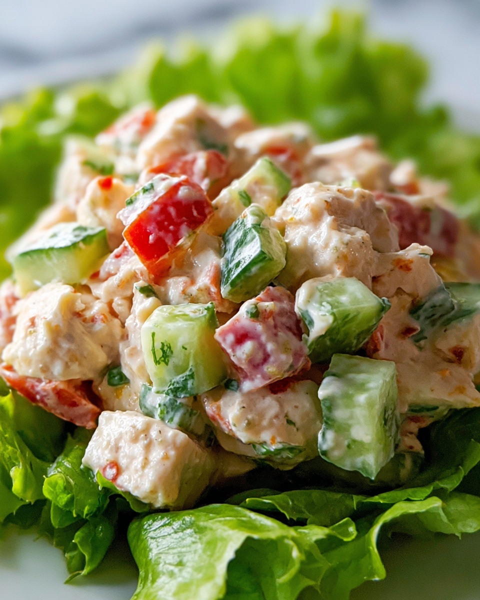 Cucumber Chicken Salad Recipe - Recipe Image