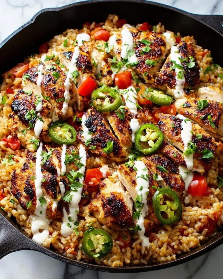 Salsa Chicken Cauliflower Rice Skillet Recipe