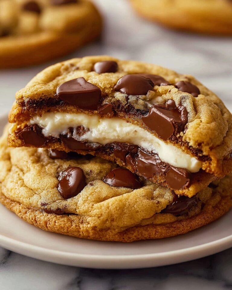 Cheesecake-Filled Chocolate Chip Cookies Recipe