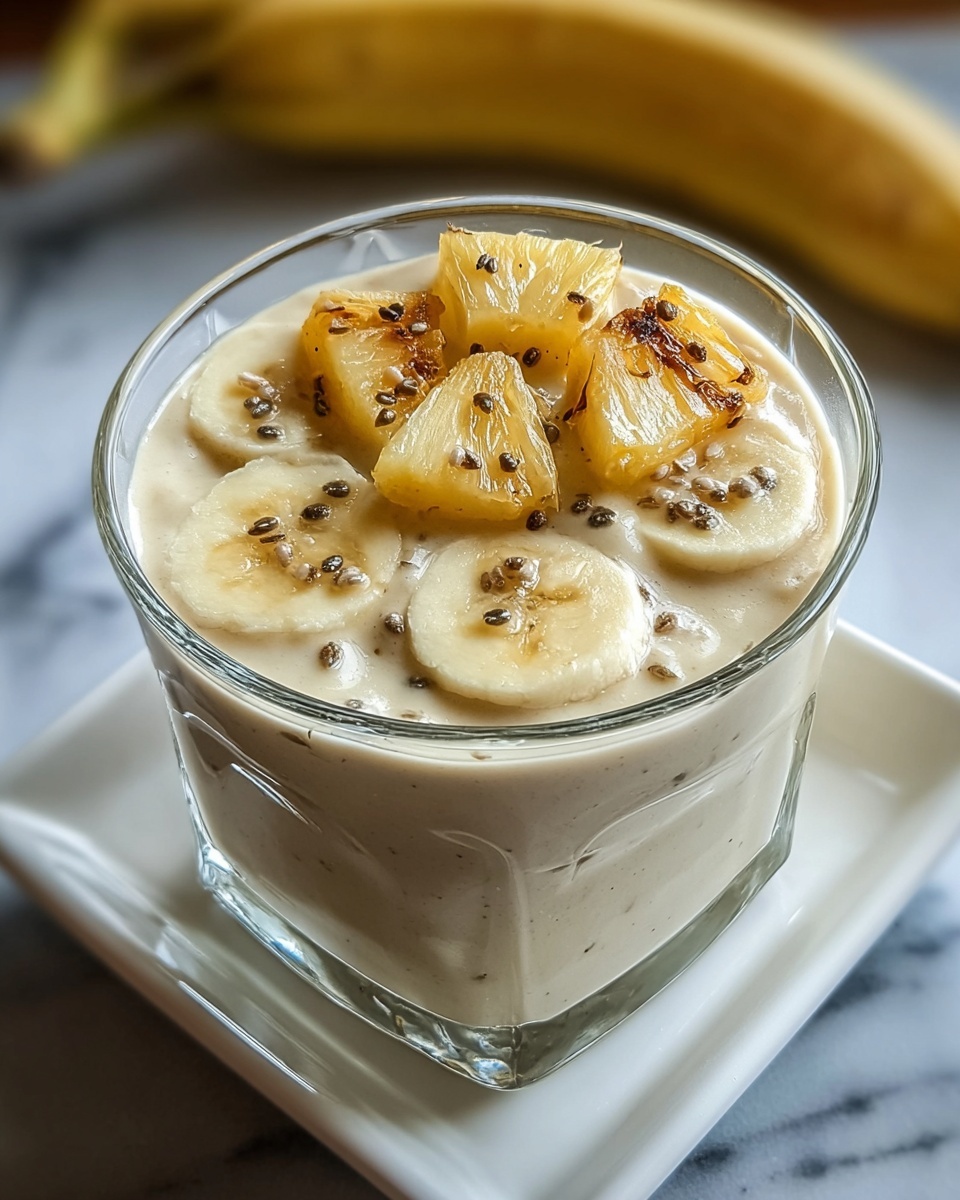 Pineapple and Banana Smoothie Recipe - Recipe Image