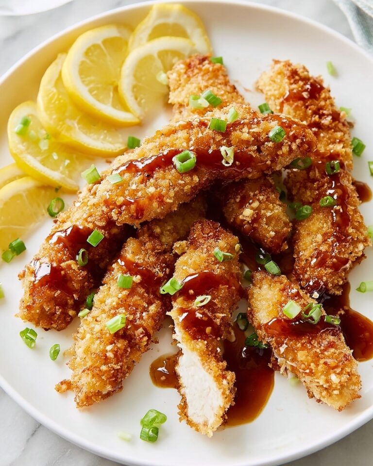 Asian Glazed Chicken Fingers Recipe