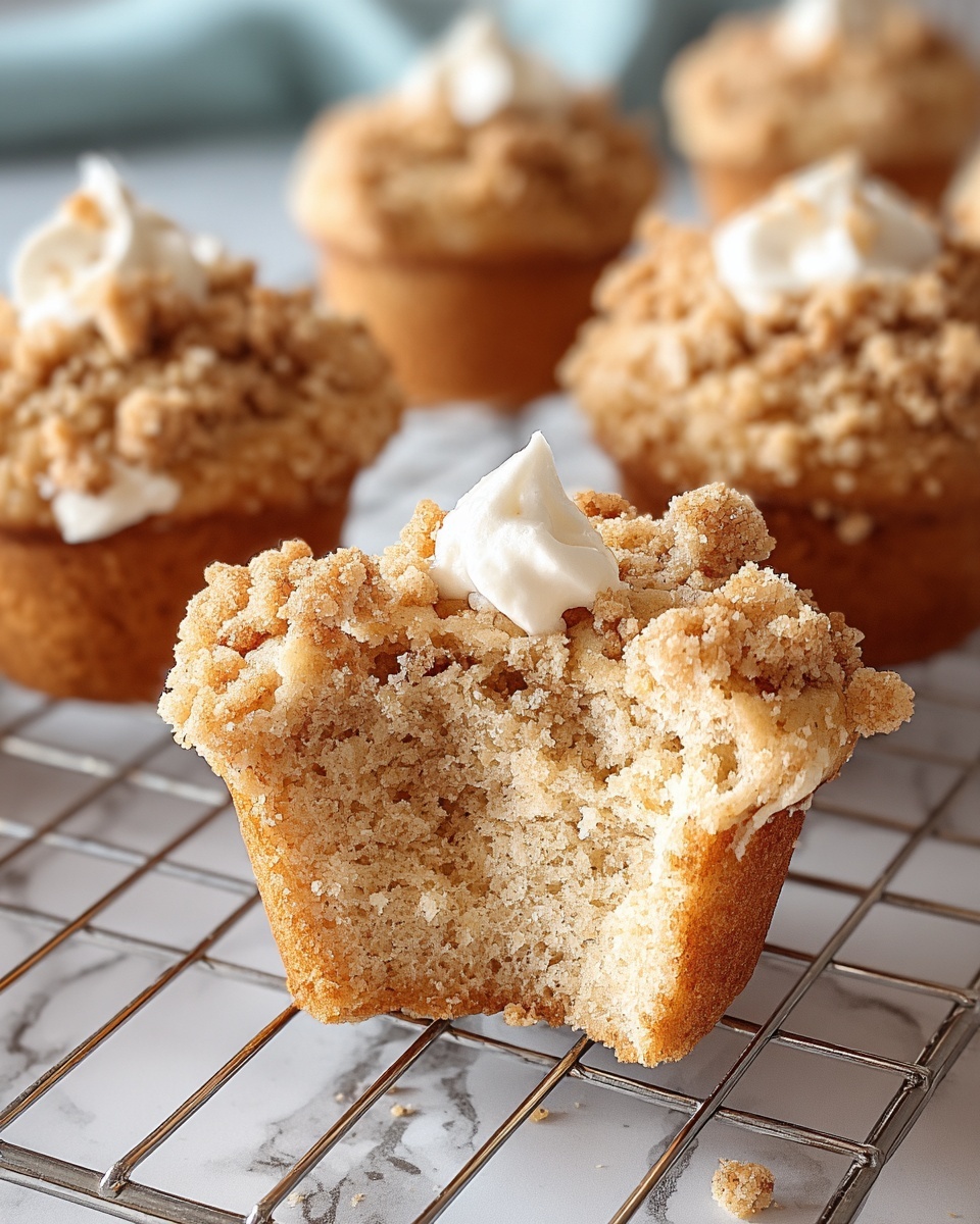 Coffee Cake Greek Yogurt Muffins Recipe - Recipe Image