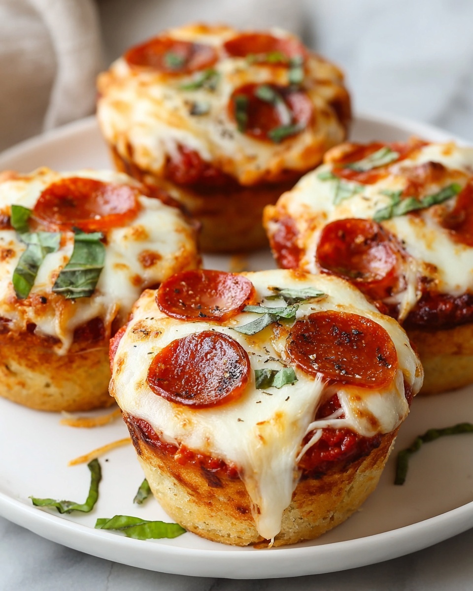 Deep Dish Pizza Cupcakes Recipe - Recipe Image