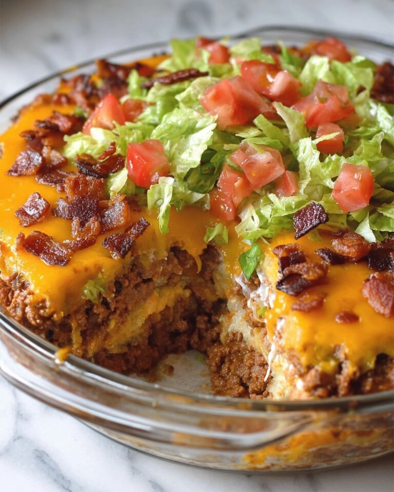 Cheeseburger Pie with Butternut Squash and Cheddar Recipe
