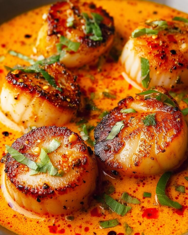 Spicy Coconut Curry Scallops Recipe