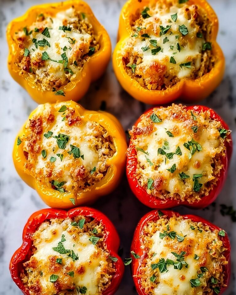 Cheesy Chicken Stuffed Peppers Recipe