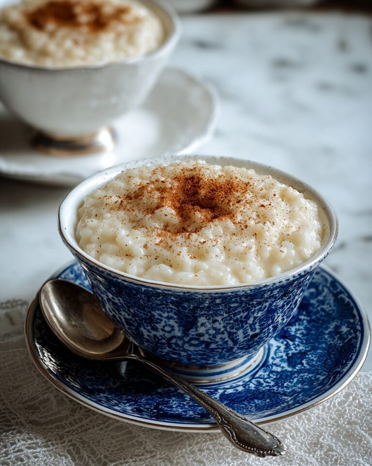 Old-Fashioned Rice Custard Recipe
