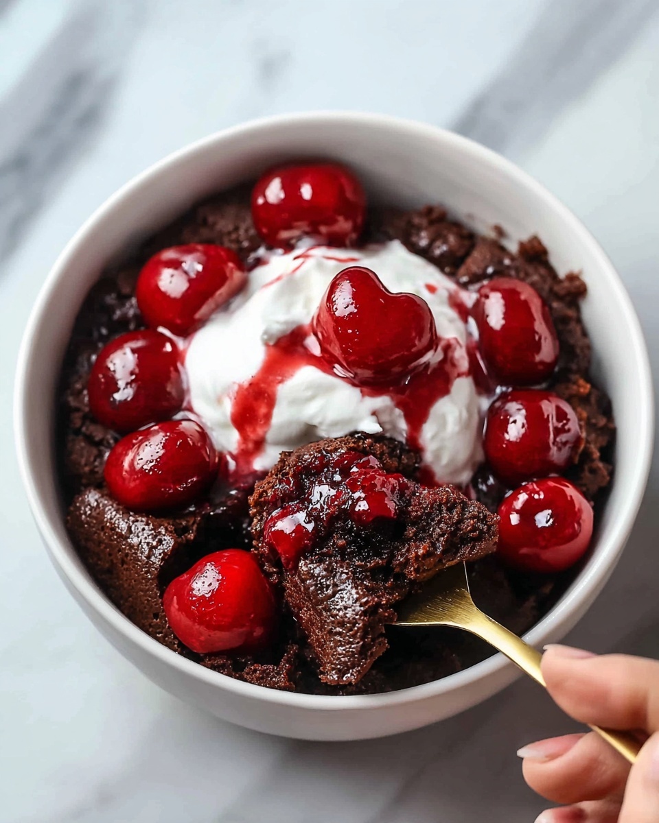 Chocolate Cherry Dump Cake Recipe - Recipe Image