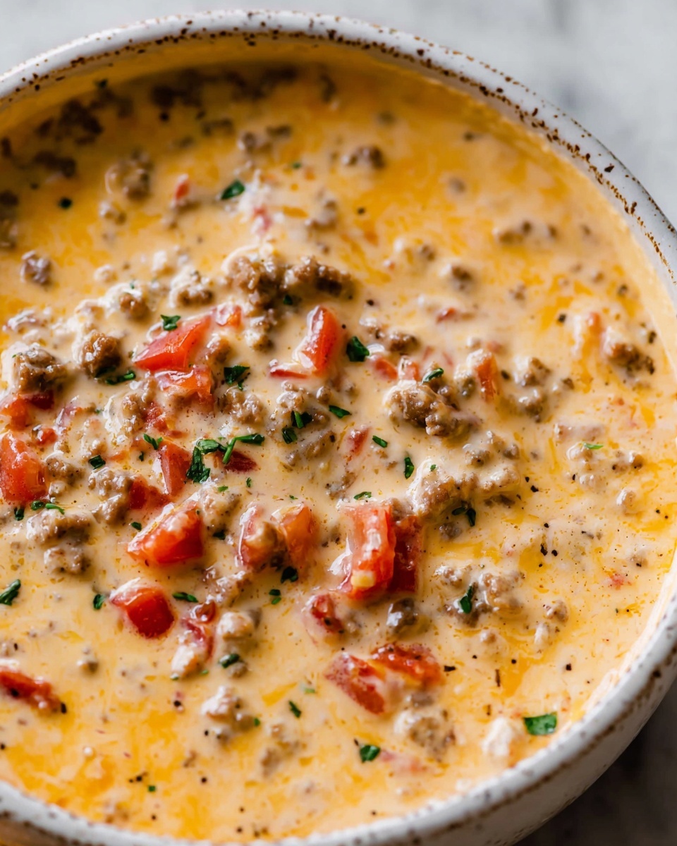 Irresistible Cheesy Rotel Ranch Queso: The Ultimate Dish Recipe - Recipe Image