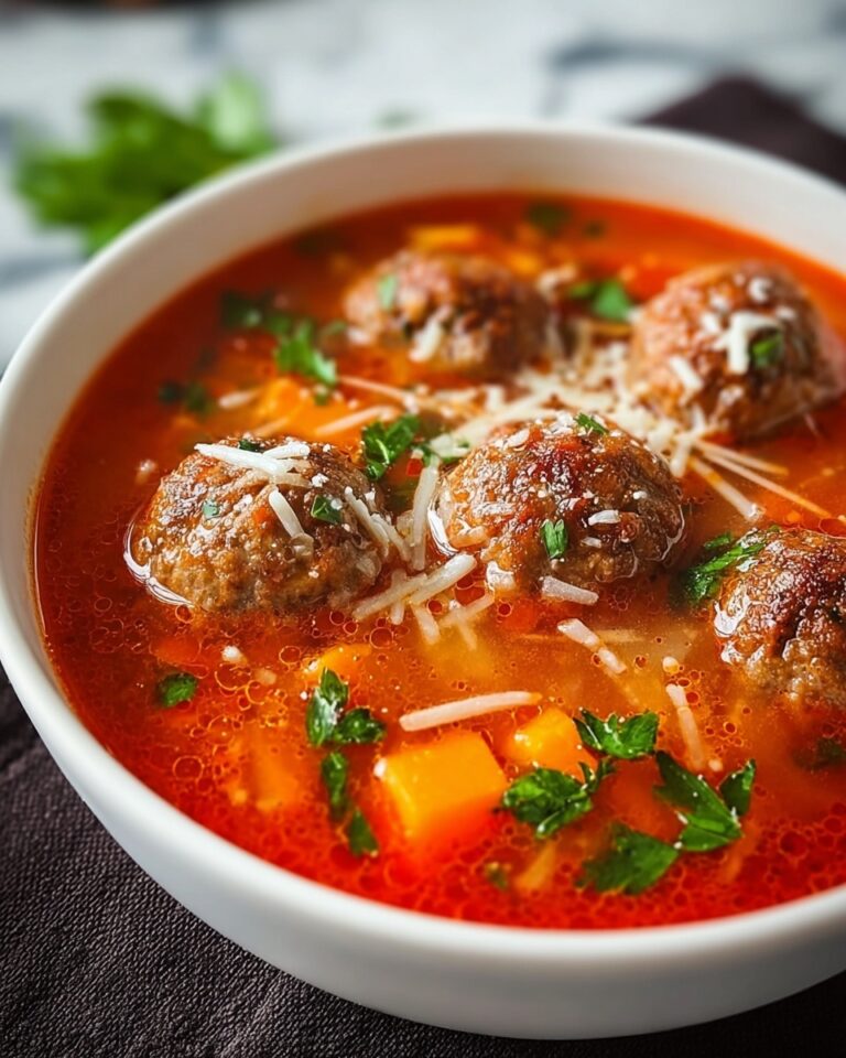 Short-Cut Italian Meatball Soup Recipe