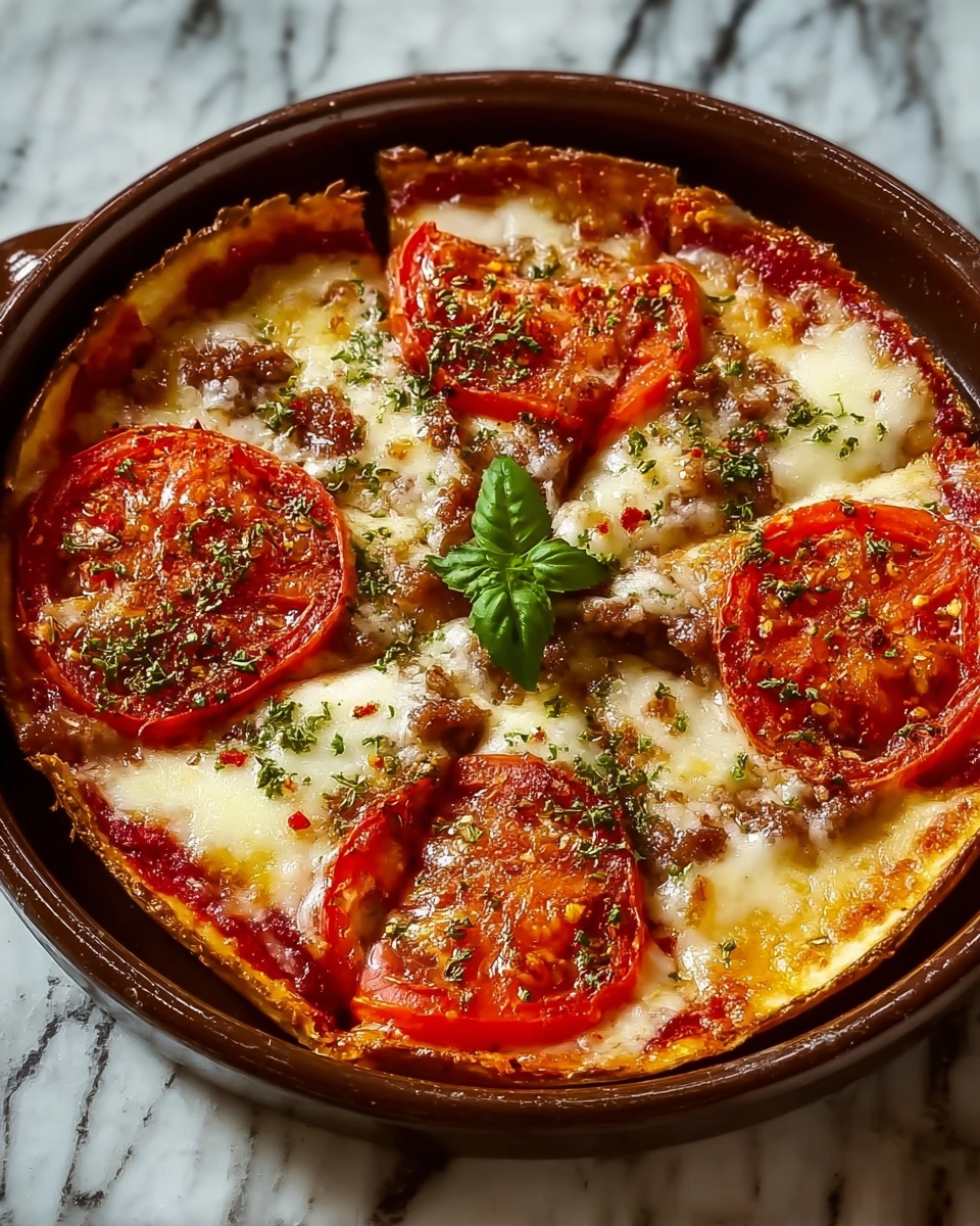 High Protein Pizza Bowls Recipe - Recipe Image