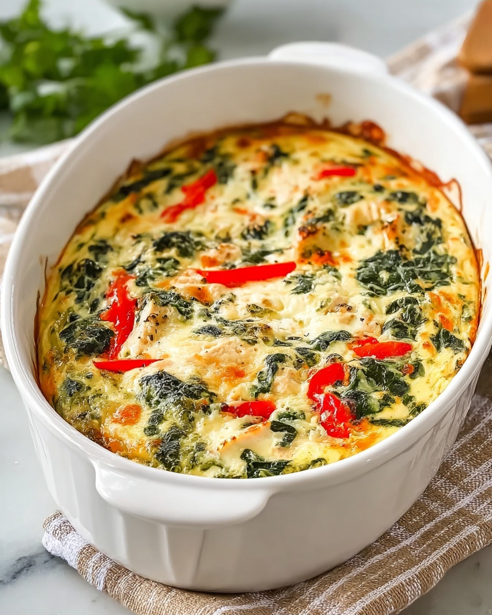 Creamy Chicken and Veggie Casserole Recipe - Recipe Image