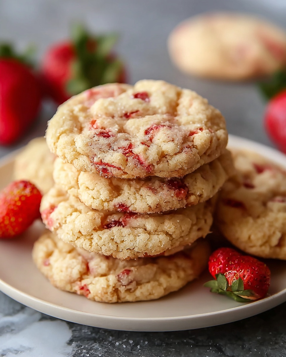 Very Strawberry Protein Cookies Recipe - Recipe Image