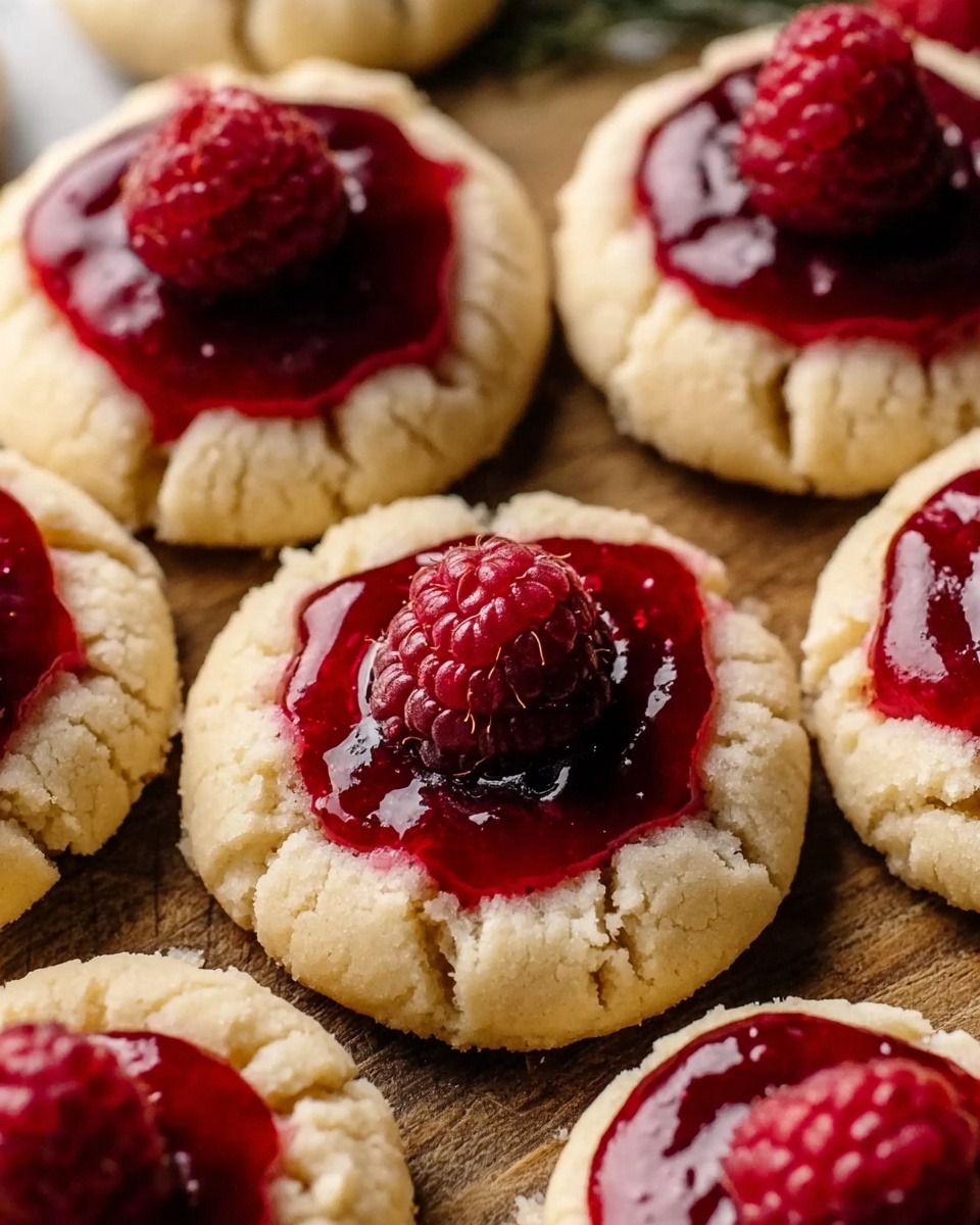Raspberry Cheesecake Thumbprint Cookies Recipe - Recipe Image