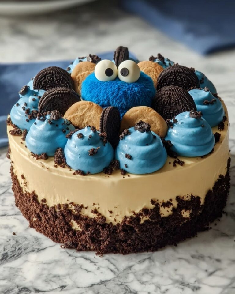 Delicious Cookie Monster Cheesecake Recipe
