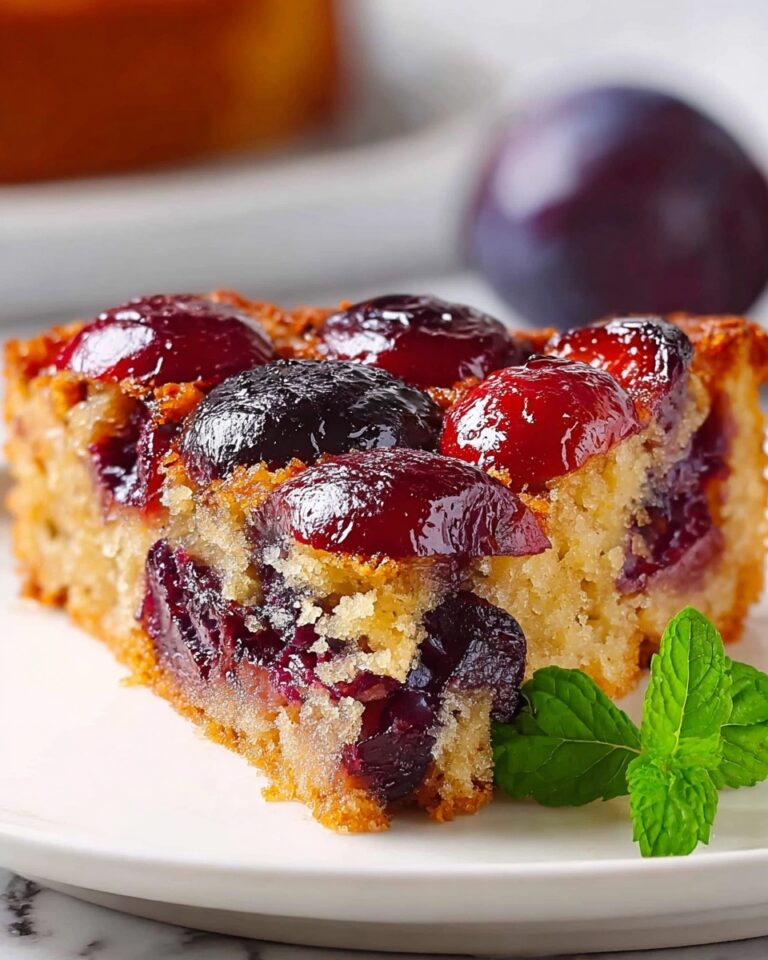 Moist Plum Cake Recipe