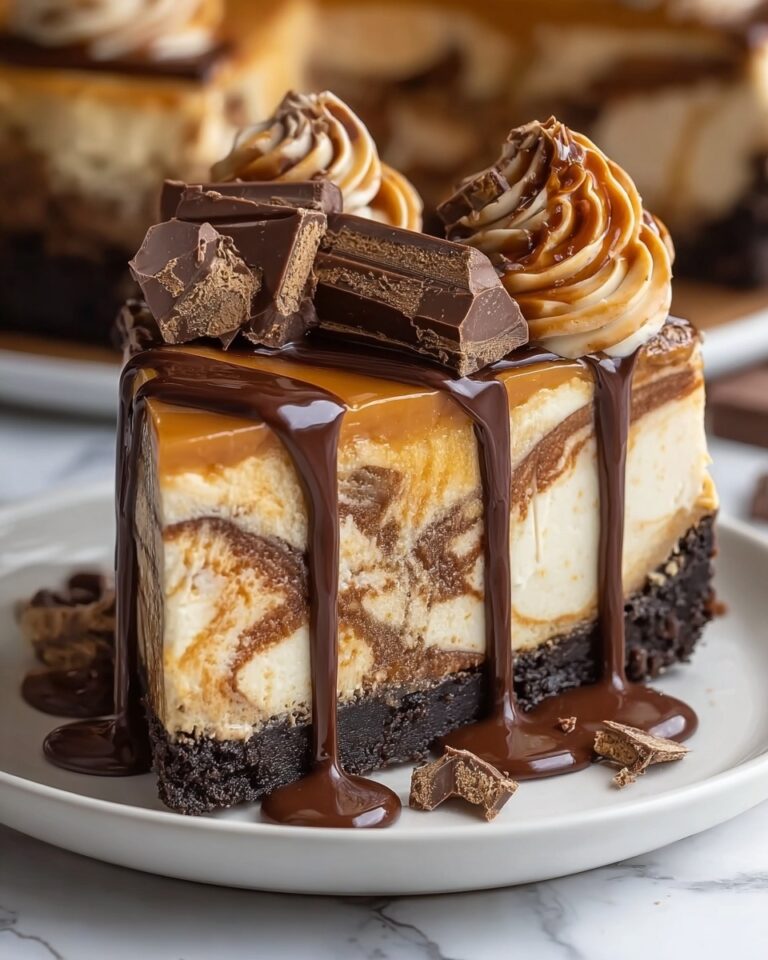 Caramel Chocolate Coffee Cheesecake Recipe