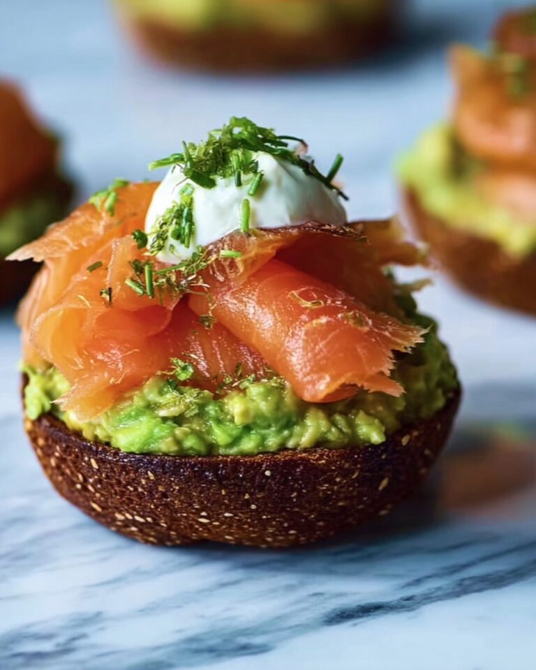 Spanish Avocado Smoked Salmon Bites Recipe
