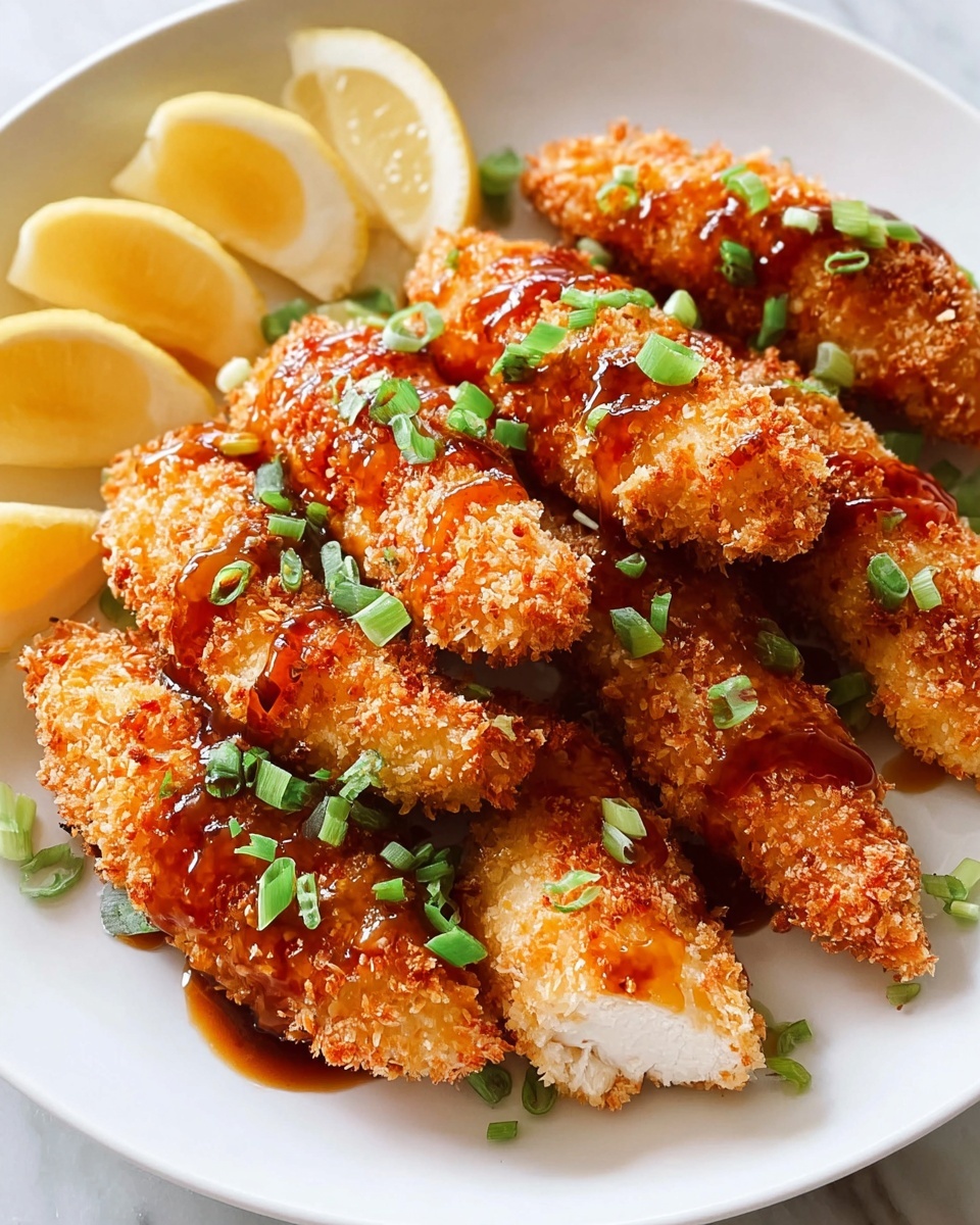 Asian Glazed Chicken Fingers Recipe - Recipe Image