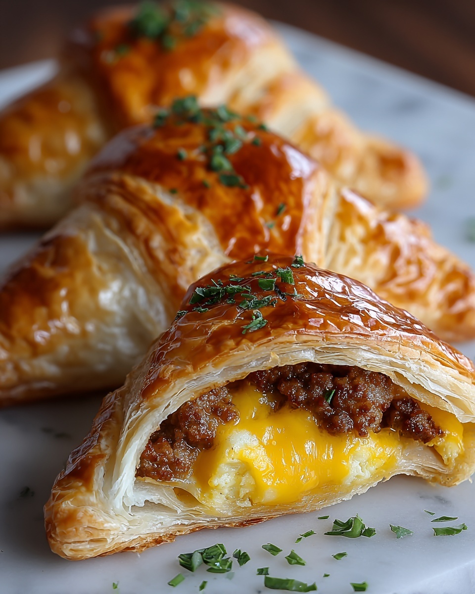 Sausage, Egg & Cheese Crescent Rolls Recipe - Recipe Image